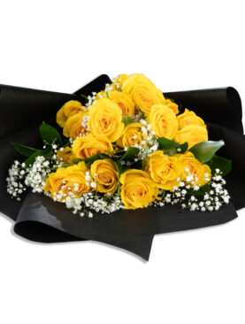 YELLOW BQT (20 ROSES)