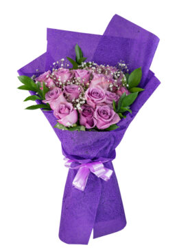 PURPLE ROSE BQT (BUNCH)