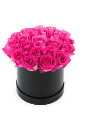 BOX FLOWERS (30 PINK ROSES)